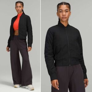 Lululemon Non-Stop Bomber Jacket in Black